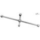 Turbokreisel-Arm 250bar w-fest-11° INOX TKA-4w5 ø350/200 G3/8"F 4x1/4"NF
