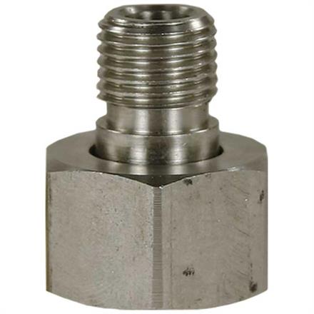 Waschbürstenadapter 2 tlg. 1/4 AG m. Mutter 18x1,5