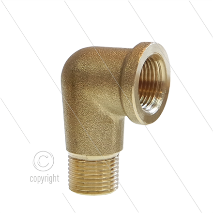 Winkel - Messing (ND) - 3/8" IG x 3/8" AG