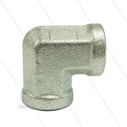 Winkel Stahl - 2 x 3/4" IG - BSP