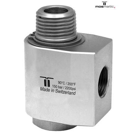 Winkeldrehgelenk, rostfrei WDG-13 G3/8"F G1/2"kM H=40 ø22
